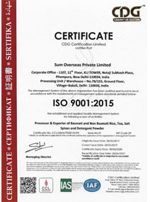 ISO 9001 Certificate