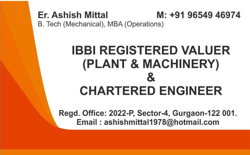 Plant & Machinery Valuation